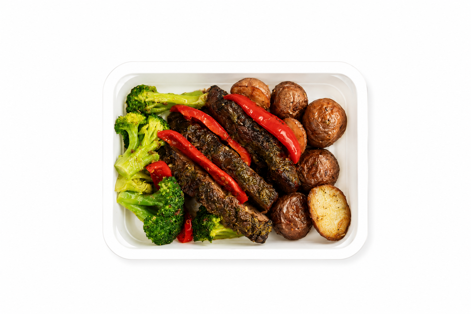 Fire-Braised Chimichurri Roast Strength Plate